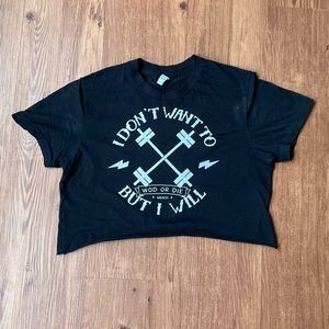 WOD or Die Fitness Apparel Co. Crop